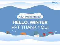 겨울 동화 눈사람 파워포인트 PPT 템플릿 디자인_슬라이드26
