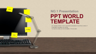 공부를 위한 공간 와이드형 (자동완성형포함) 파워포인트 PPT 템플릿 디자인_슬라이드1
