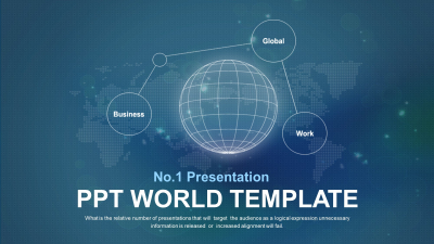 글로벌 비즈니스 기획 와이드형 (자동완성형포함) 파워포인트 PPT 템플릿 디자인