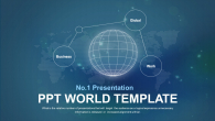글로벌 비즈니스 기획 와이드형 (자동완성형포함) 파워포인트 PPT 템플릿 디자인_슬라이드1