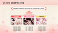 벚꽃 일러스트 와이드형 자동완성형포함 파워포인트 PPT 템플릿 디자인_슬라이드6