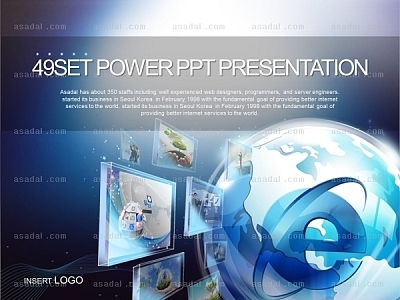 회사소개서 세계적 PPT 템플릿 세트2_글로벌인터넷사업_b0883(맑은피티)