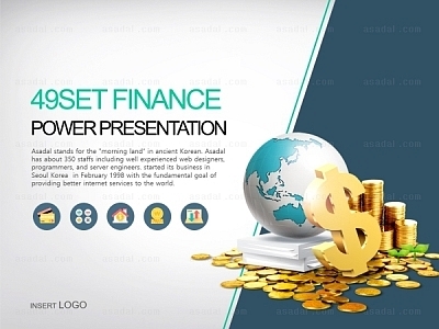 경제 economy PPT 템플릿 세트2_Global Finance_b01225(맑은피티)