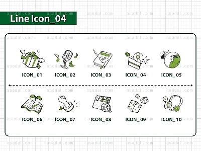 일러스트 아이콘 PNG아이콘 PPT 템플릿 1종형_라인아이콘04_0163소울피티)