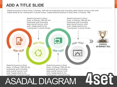 diagram chart PPT 템플릿 4종_조합형_d0078(좋은피티)