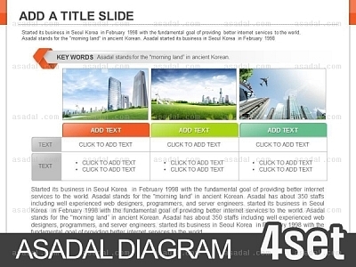 diagram chart PPT 템플릿 4종_조합형_d0083(좋은피티)