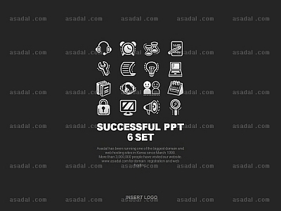 아이콘 디자인 PPT 템플릿 배경_아이콘 블랙 심플 비즈니스 제안_0020(소울피티)