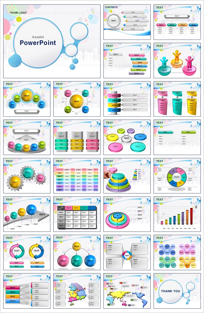 회사 business PPT 템플릿 애니_파스텔 그래픽_001(고감도피티)