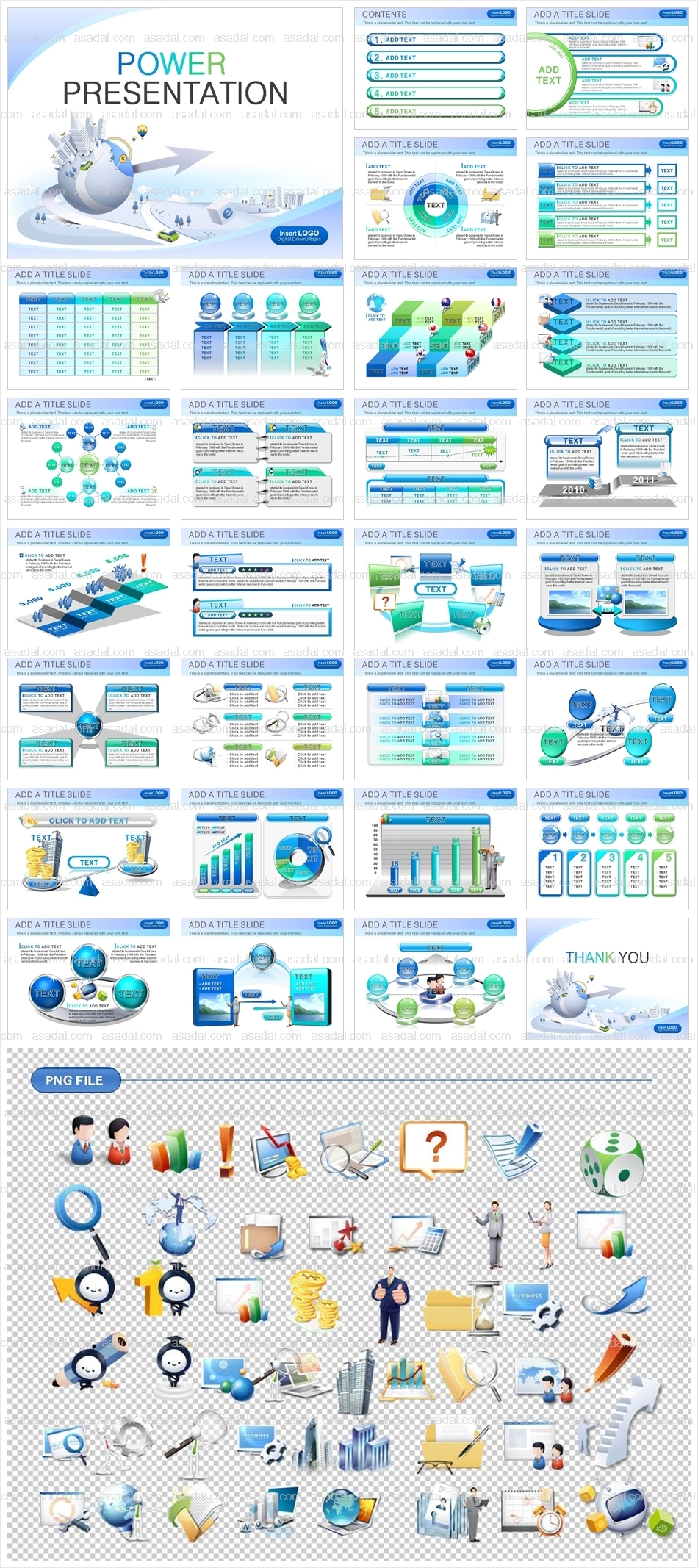 business company PPT 템플릿 애니_글로벌 비즈니스041(고감도피티)