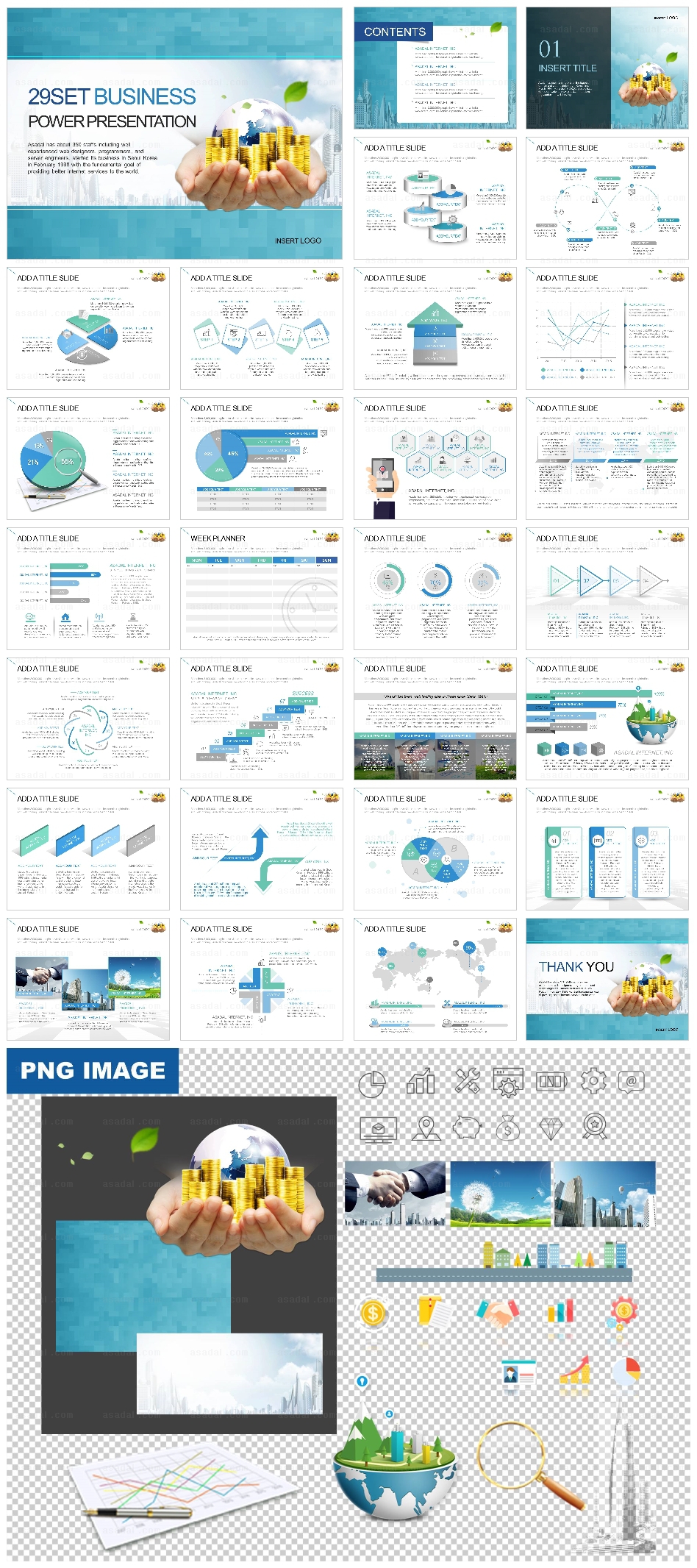 경제 economy PPT 템플릿 세트_금융투자계획서_b01136(맑은피티)