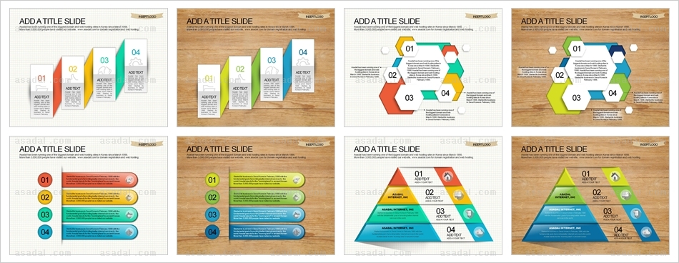 4종형 4set PPT 템플릿 4종_조합형_d0254(조이피티)