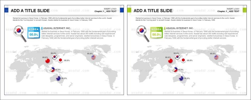 world map PPT 템플릿 1종_세계지도_d0424(좋은피티)