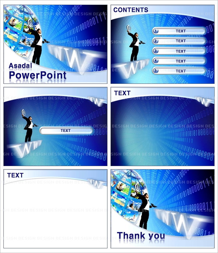 man men PPT 템플릿 배경_속도감 있는 인터넷 세상 속 비즈니스맨_001(스타일피티)