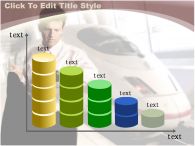외국인 기차 PPT 템플릿 열차와 비즈니스맨_슬라이드7
