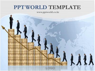 사람 성장 PPT 템플릿 세계화와 글로벌 시대(메인)