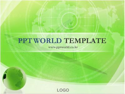 전파 통신 PPT 템플릿 정보통신과 세계화(메인)