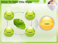 열기구 꽃 PPT 템플릿 초원위의 사람과 풍선이 있는 템플릿_슬라이드12