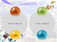 바다속 물고기 PPT 템플릿 바다속 생태계와 스쿠버 다이버_슬라이드7