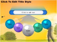 템플릿배경 골프 PPT 템플릿 골프 실루엣이담긴 템플릿_슬라이드11