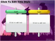 말 석양의 카우보이 PPT 템플릿 승마를 하는 사람들_슬라이드11