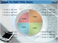 핸드폰 휴대폰 PPT 템플릿 노트북과 PDA_슬라이드16