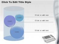 펜 자판 PPT 템플릿 심플한 디자인 속 PDA가 있는 템플릿_슬라이드6