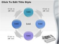 펜 자판 PPT 템플릿 심플한 디자인 속 PDA가 있는 템플릿_슬라이드19