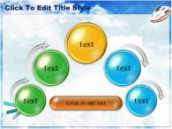 푸른하늘 이정표 PPT 템플릿 구름위를나는기차_슬라이드9