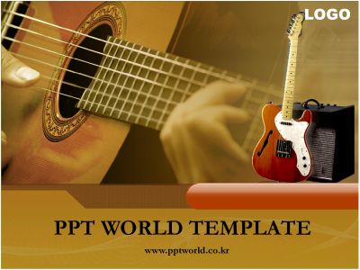 손 연주 PPT 템플릿 기타템플릿(메인)