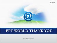 ppt 템플릿 PPT 템플릿 푸른하늘과 컴퓨터부호_슬라이드16