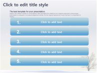 눈 나무 PPT 템플릿 눈 내리는 풍경 템플릿(자동완성형 포함)_슬라이드5
