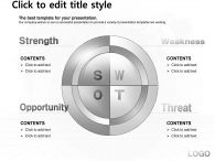 전개형 swot PPT 템플릿 10종 조합형 다이어그램_슬라이드10