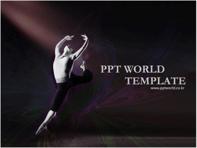 댄스 춤 PPT 템플릿 [고급형]째즈댄스(자동완성형 포함)(메인)
