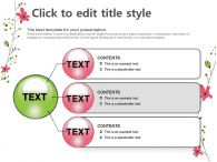 식물 꽃잎 PPT 템플릿 화사한 봄의 향기(자동완성형 포함)_슬라이드15