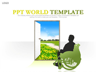 장애인 장애인의 꿈 템플릿 PPT 템플릿 장애인의 꿈 템플릿(자동완성형 포함)_슬라이드1