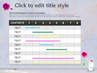 식물   PPT 템플릿 우아한 꽃병의 향기 템플릿(자동완성형포함)_슬라이드17