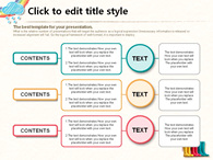 홍수 무지개 PPT 템플릿 귀여운 우산과 장화(자동완성형포함)_슬라이드19