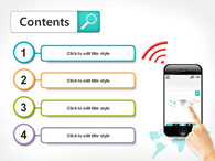 관리 터치 PPT 템플릿 모바일앱과 와이파이(자동완성형포함)_슬라이드2