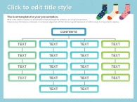 쇼핑 뷰티 PPT 템플릿 양말 디자인 템플릿(자동완성형포함)_슬라이드6