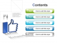 상태 연락 PPT 템플릿 글로벌 소셜 네트워크_슬라이드1