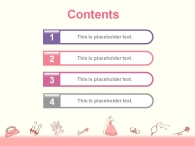 티아라 장미 PPT 템플릿 감각적인 웨딩 일러스트_슬라이드1