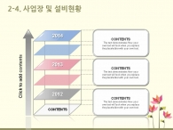 풍경 동물 PPT 템플릿 봄을 알리는 꽃과나비 일러스트 템플릿(자동완성형포함)_슬라이드12