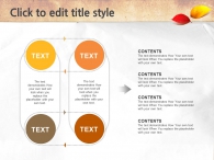 잎사귀 빈티지 PPT 템플릿 아름다운 가을 낙엽(자동완성형포함)_슬라이드34