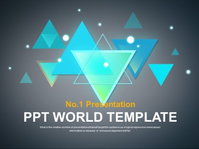 디자인 심플 PPT 템플릿 블루 기하학 그래픽(자동완성형포함)(메인)