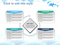 구름 하늘 PPT 템플릿 파스텔빛 돌고래와 파도(자동완성형포함)_슬라이드18