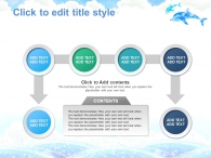 구름 하늘 PPT 템플릿 파스텔빛 돌고래와 파도(자동완성형포함)_슬라이드34