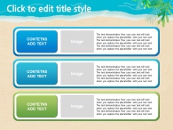 자연 해수욕 PPT 템플릿 여름 바캉스 일러스트(자동완성형포함)_슬라이드8