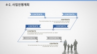 계획 설계 PPT 템플릿 심플한 블루 도형 사업계획서 템플릿(자동완성형포함)_슬라이드18