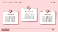핑크 모던 체크 와이드형 PPT 템플릿 디자인 파워포인트 PPT 템플릿 디자인_슬라이드3