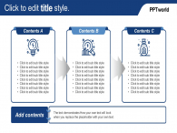 블루 금융  파워포인트 PPT 템플릿 디자인_슬라이드8